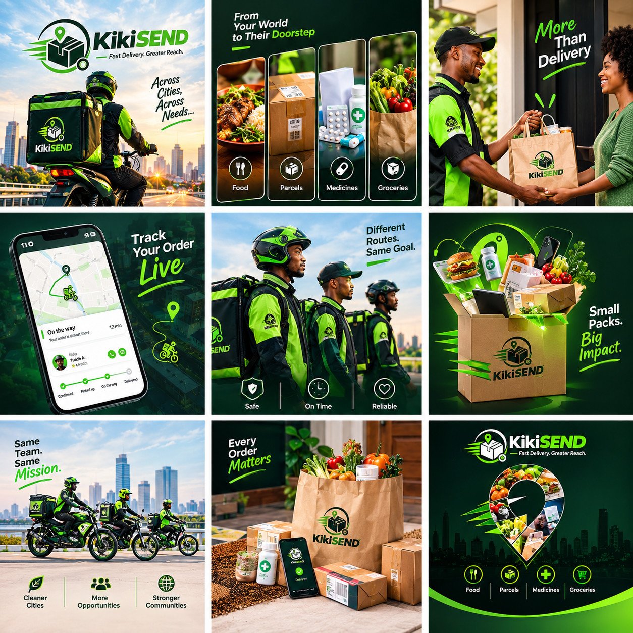 Send parcels and gifts instantly